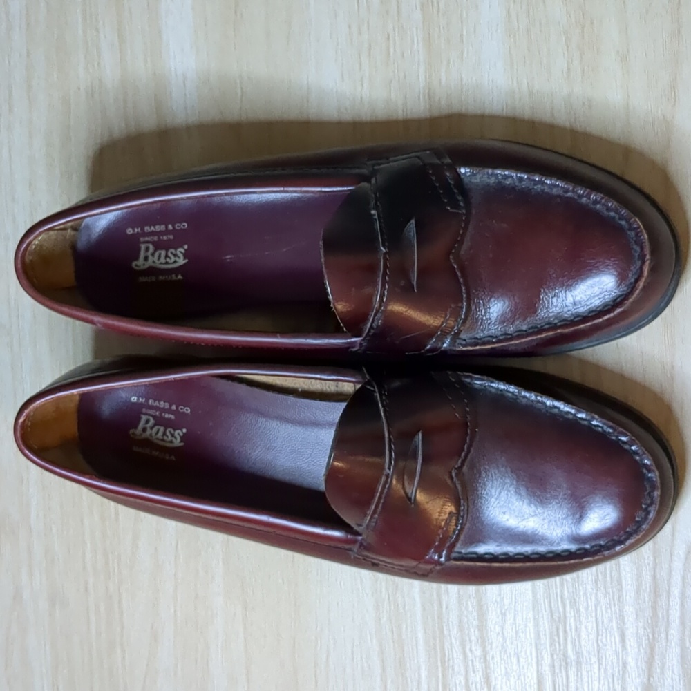 G.H. Bass & Co. Burgundy Loafers
